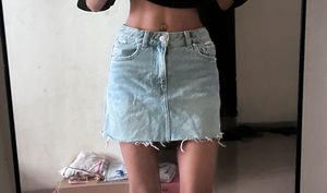 y2k Blue Denim Mini Skirt