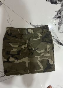 Camouflage Print Mini Skirt