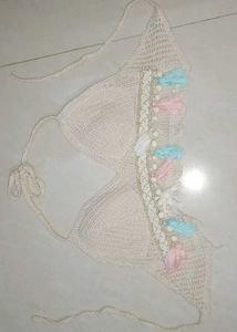 Boho Crochet Bikini Top
