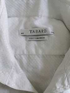 White Tabard Cotton Shirt