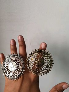Statement Mandala Rings