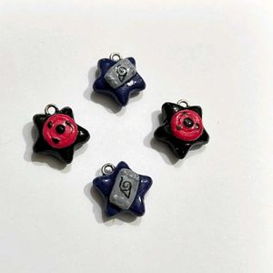Naruto Inspired Star Charms