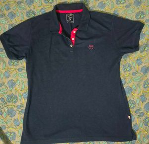 Navy Blue Polo T-Shirt