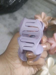 Set of 10 Flower Hair Claw Clips