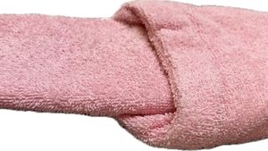 Soft Pink Terry Cotton Spa Slippers - Brand New