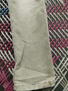 Women's Beige Denim Overalls