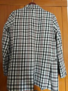 Stylish Plaid Blazer