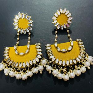 Fancy Party Wear Have Long Size Earrings