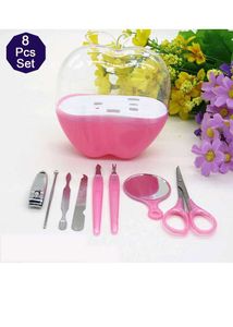 Cute Pink Apple Manicure Set