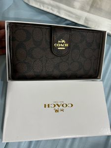 Coach Signature Brown Wallet