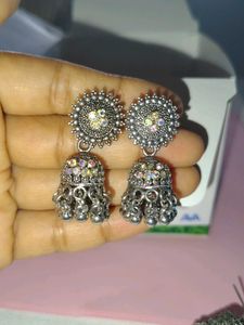 Elegant Peacock Jhumka Earrings