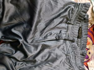 Grey satin pant worn once