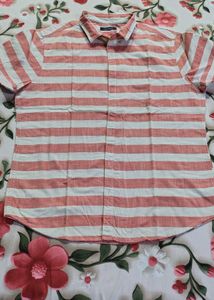 Striped Button-Down Shirts - Set of 2