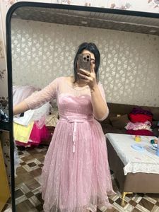 Elegant Pink Tulle Dress🎀❤️