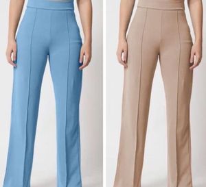 combo Elegant High-Waisted Wide Leg Pants
