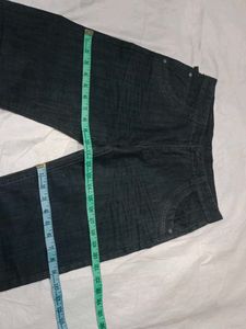 Men's Dark Blue Denim Jeans