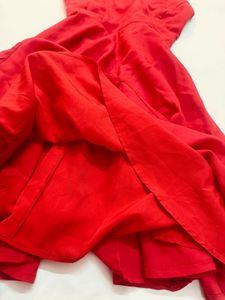 Red Sleeveless Mini Dress