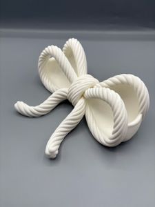 Rope Bow Jewelry Dish Coquette Trinket Tray