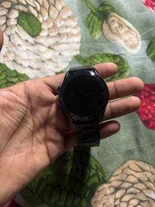 Stylish Black Metal Smartwatch