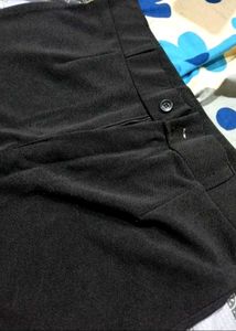 Black Wide Leg Trousers