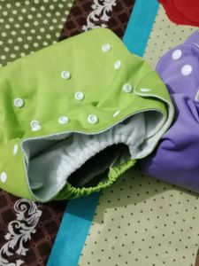 Reusable Diaper With Inserting Pad