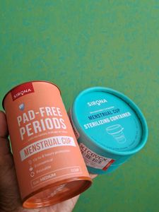 Sirona Menstrual Cup And Sterilizing Container