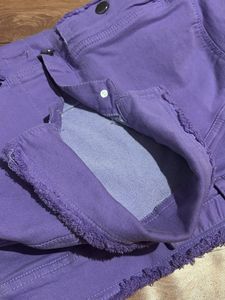 Lavender Denim Jacket