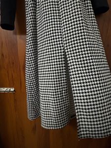 Chic Black &amp; Houndstooth Dress