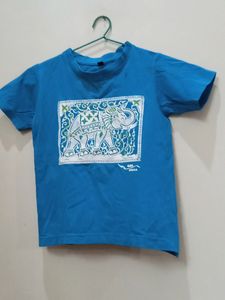Combo Of Blue T-shirt With Chinos