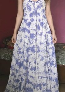 ⁠♡ Soft girl aesthetic tie dye dress for Summers ♡