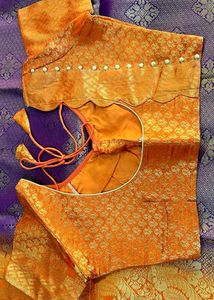 Ready to wear Saree with plates blouse