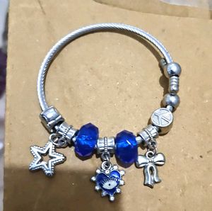 Blue Charm Bracelet