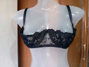 Black Lace Bra