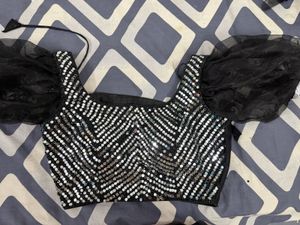 Elegant Black Embellished Gown
