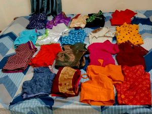 18 Assorted Women's Ethnic Blouses l 3 blouse piec