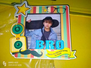 "Bro" Picture Frame
