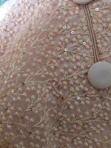 Peach Embroidered Kurti 🌸