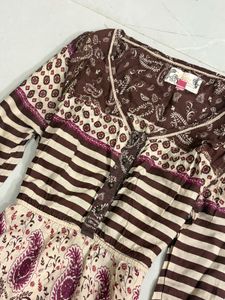 Boho Print Long Sleeve Top
