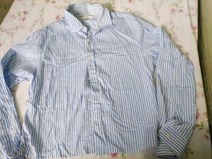 women Striped Button-Up Shirt