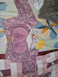 Lavendar handwork Lehanga with Blouse💖💜