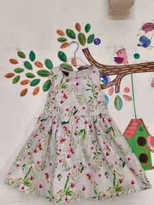 Floral Print Girls' Dress