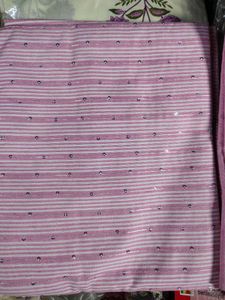 Pink Dress Material Free Size Unstitched Suite