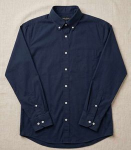 Classic Navy Blue Men's Shirt