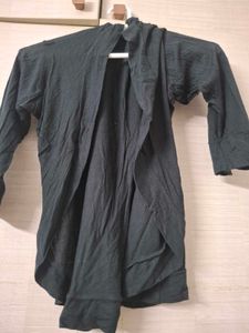 Casual Black Cardigan