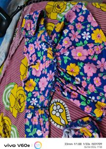 Floral Print frock with panty