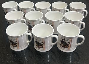 New-Set of 12 Coffee Mugs