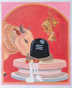 Shiv Nandi Painting