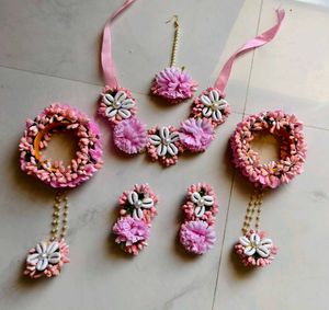 Floral Jewellery Set - Perfect for Haldi!