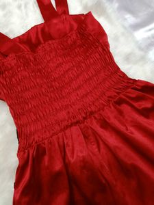 💅Red Party Dress with Bow💅