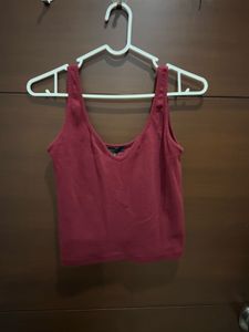 Red Tank Crop Top - L Size